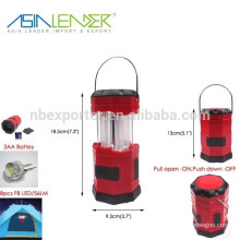 Asia Leader Products 8LED Tube Pop-Up Camping Lantern